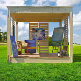 designová altán stavebnice