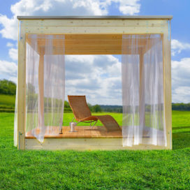 dřevěný altán jednoduchá stavebnice